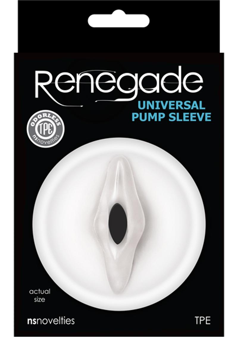 Renegade Universal Pump Sleeve Vagina - Clear