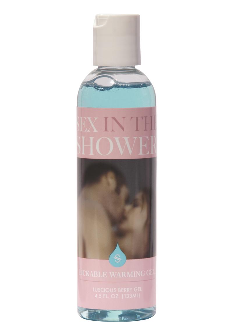 Sex In The Shower Lickable Warming Gel Luscious Berry 4.5 Ounce