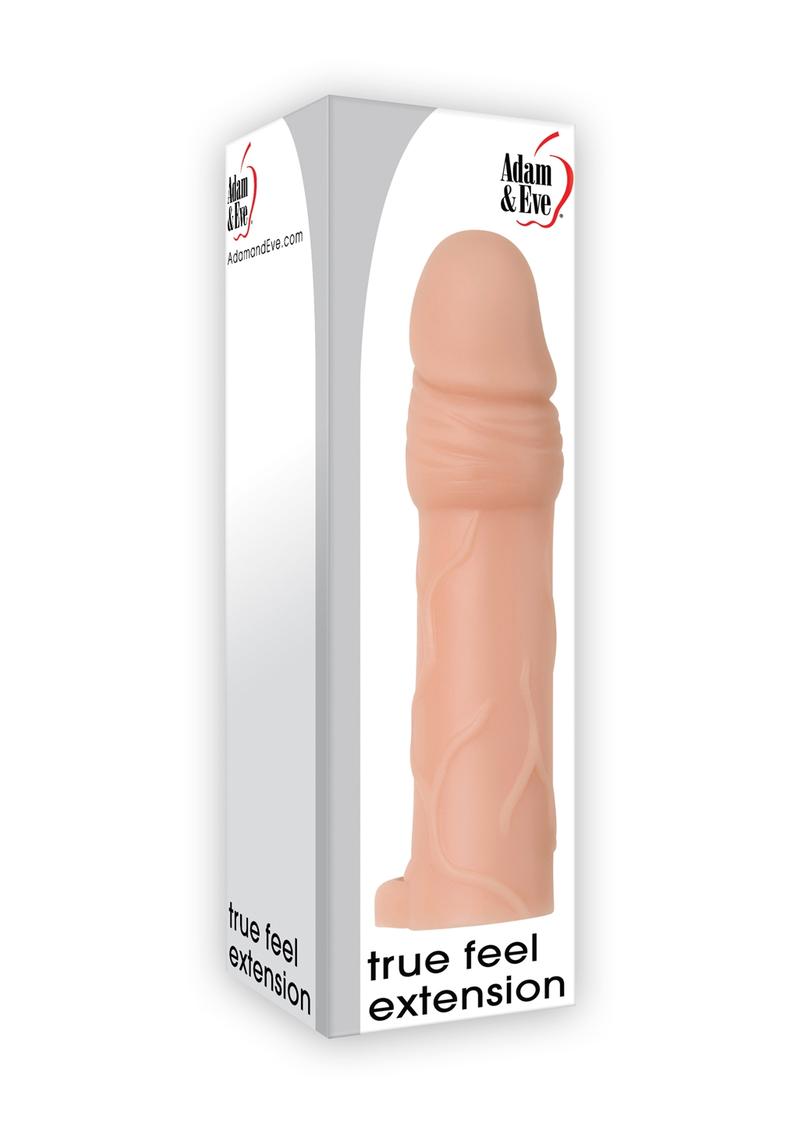 Adam and Eve True Feel Penis Extension XL Waterproof Flesh 6.5 Inches