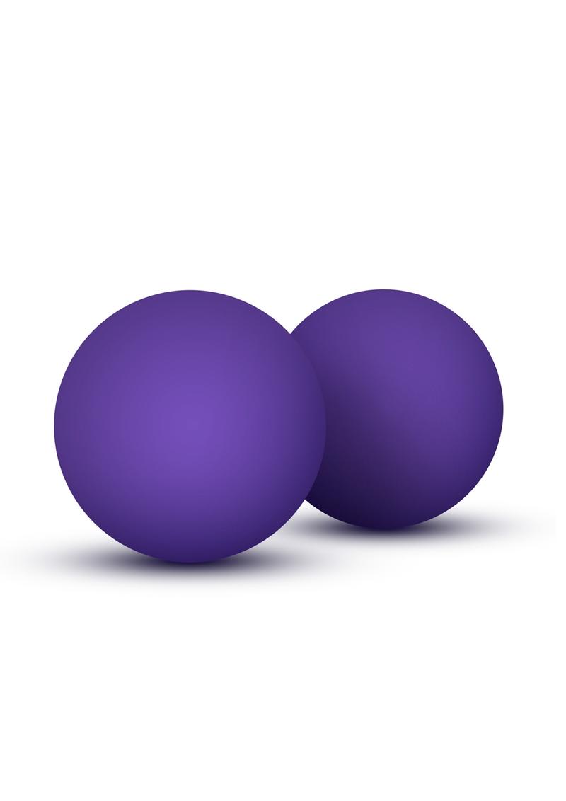 Luxe Double O Kegel Balls Purple Weighted .8 Ounce