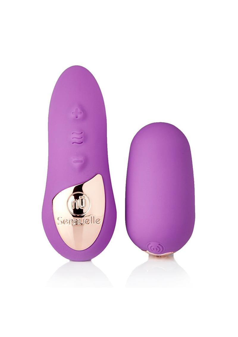 Petite Egg 15 Function USB Rechargeable Wireless Remote Control Silicone Waterproof Purple