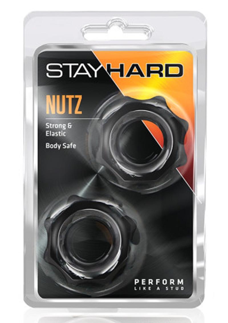 Stay Hard Nutz Cockring Black 0.75 Inch