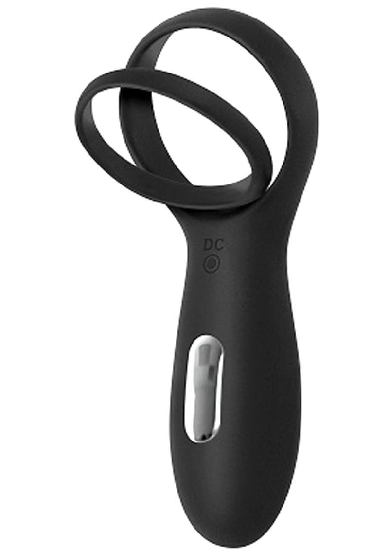 Zero Tolerance The Rechargeable Torpedo Silicone Cock Ring Waterproof Black 4.5 Inch