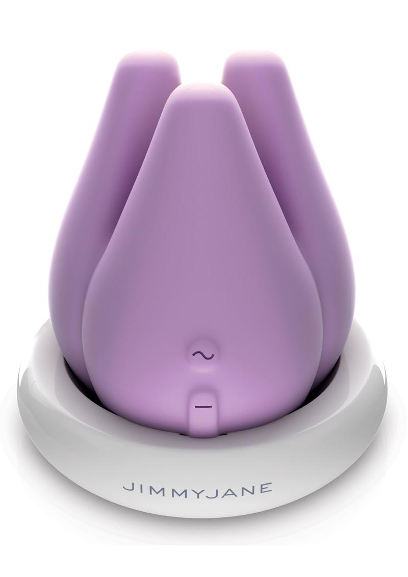 Jimmy Jane Love Pods Tre Silicone USB Rechargeable Cyclonic Vibrator Waterproof Purple