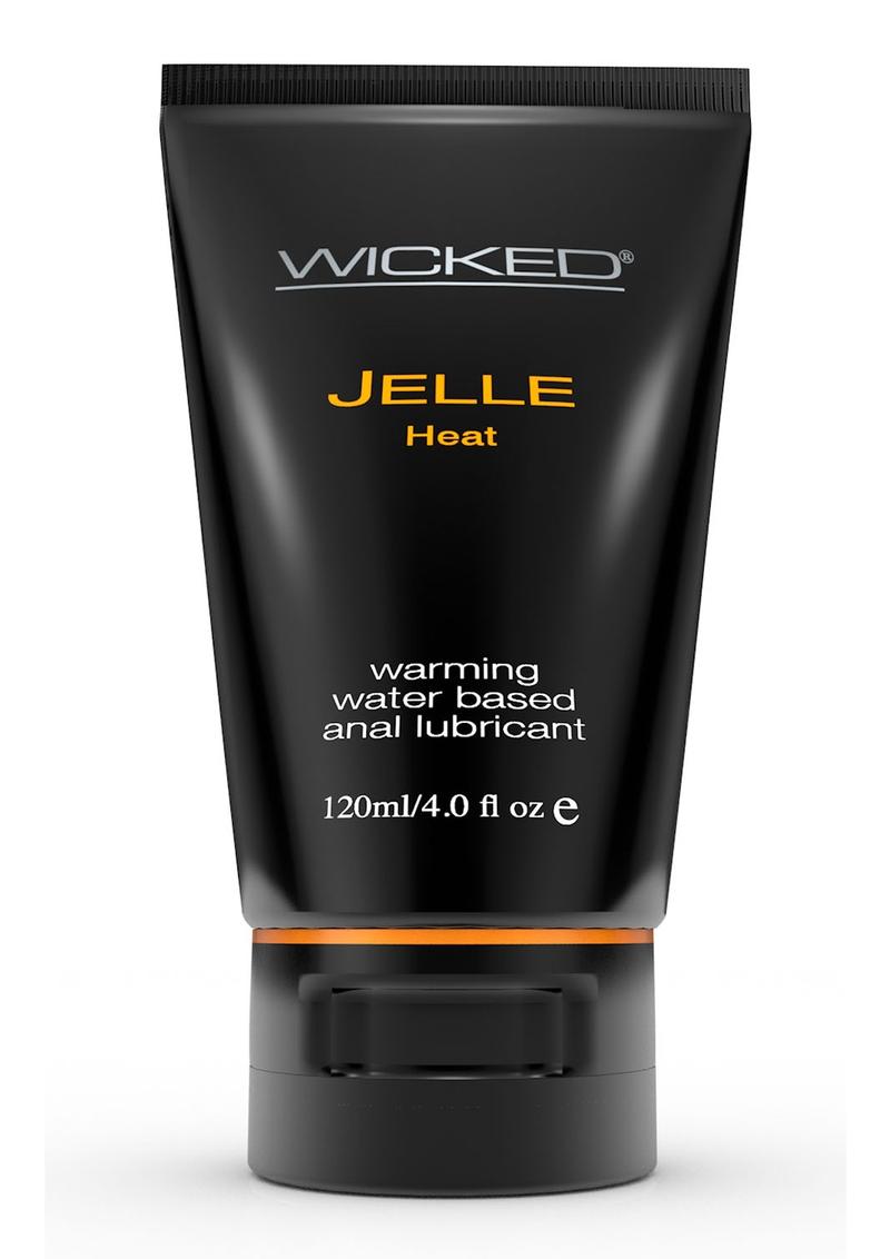Wicked Jelle Heat Waterbased Anal Gel 4 Ounce