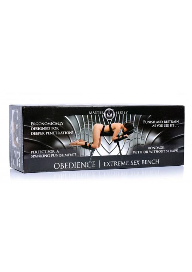 Master Series Obedience Extreme Sex Bench With Straps