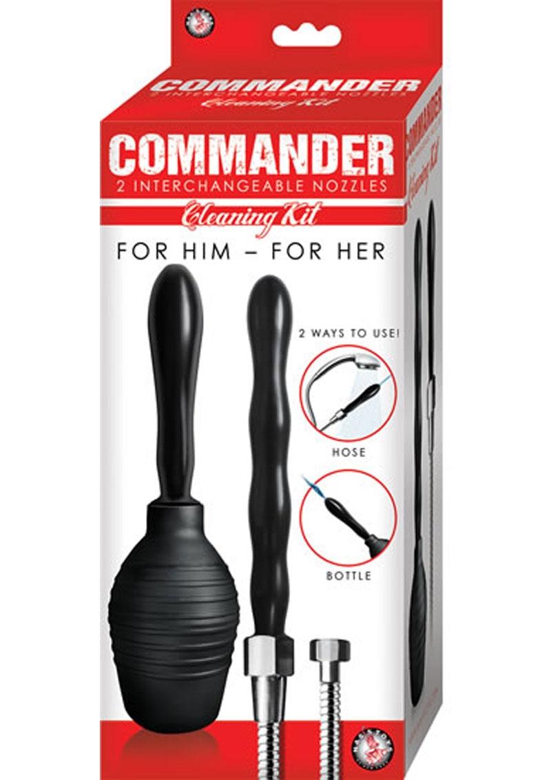 Commander 2 Interchangeable Nozzles Cleaning Kit For Him For Her