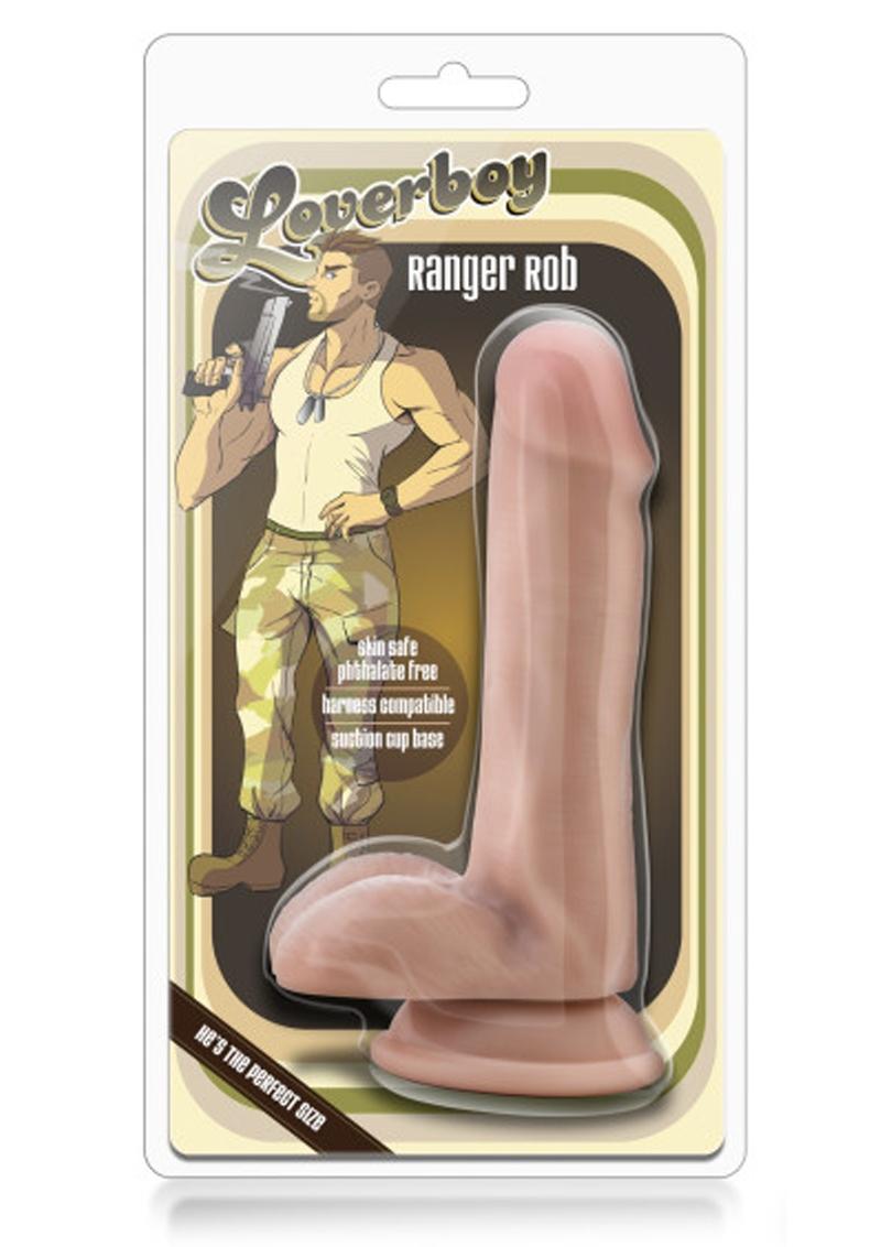 Loverboy Ranger Rob Realistic Dildo Vanilla 6.5 Inch