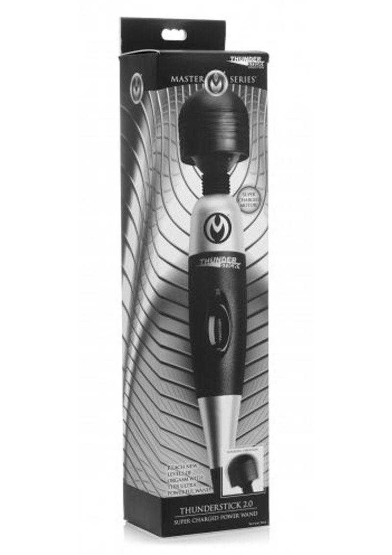 Master Series Thunder Stick 2.0 Super Charged Power Wand Black And Silver