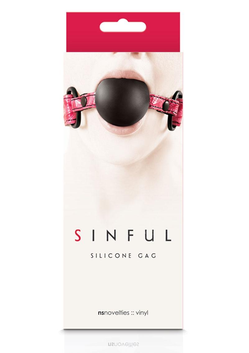 Sinful Silicone Gag - Pink