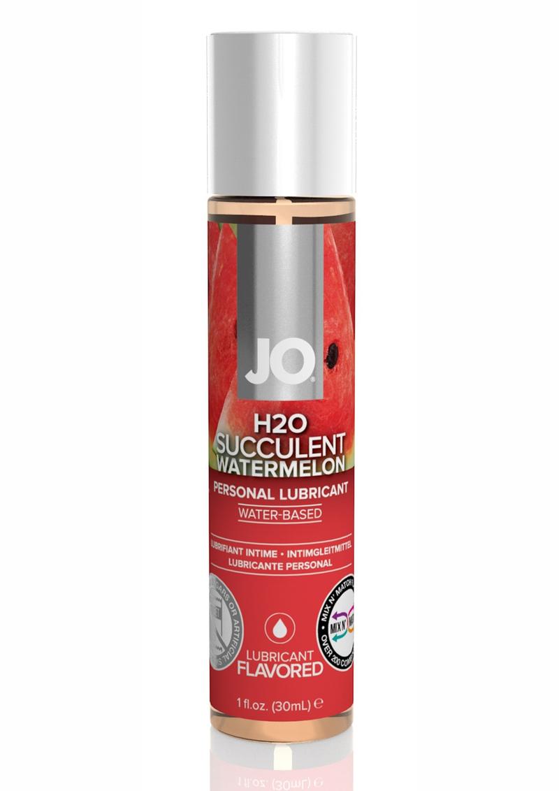 Jo H2O Water Based Flavored Lubricant Succulent Watermelon 1 Ounce