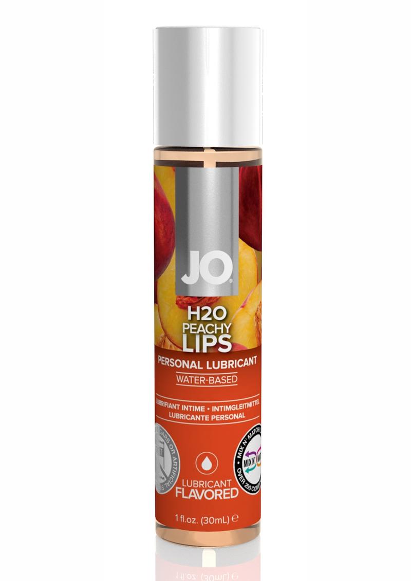 Jo H2O Water Based Flavored Lubricant Peachy Lips 1 Ounce