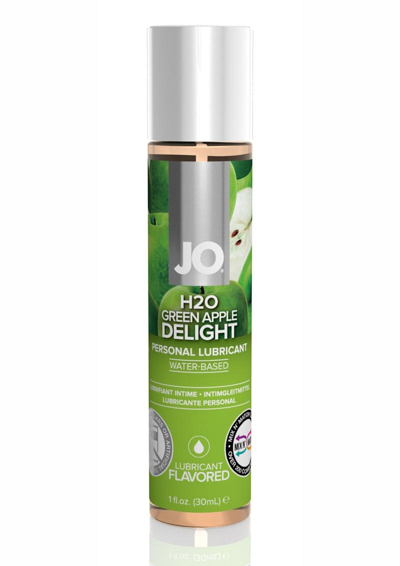 Jo H2O Water Based Flavored Lubricant Green Apple Delight 1 Ounce