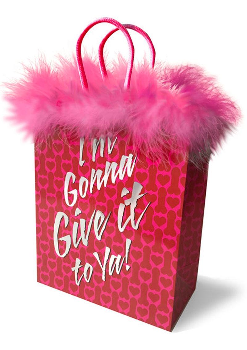 I`m Gonna Give It To You Gift Bag Red/Pink