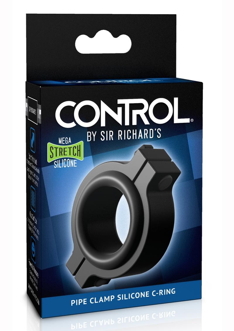 Sir Richards Control Pipe Clamp C-Ring Silicone Black
