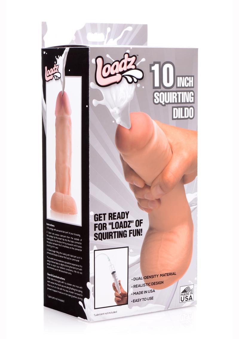 Loadz Dual Density Squirting Cock Flesh 10 Inches