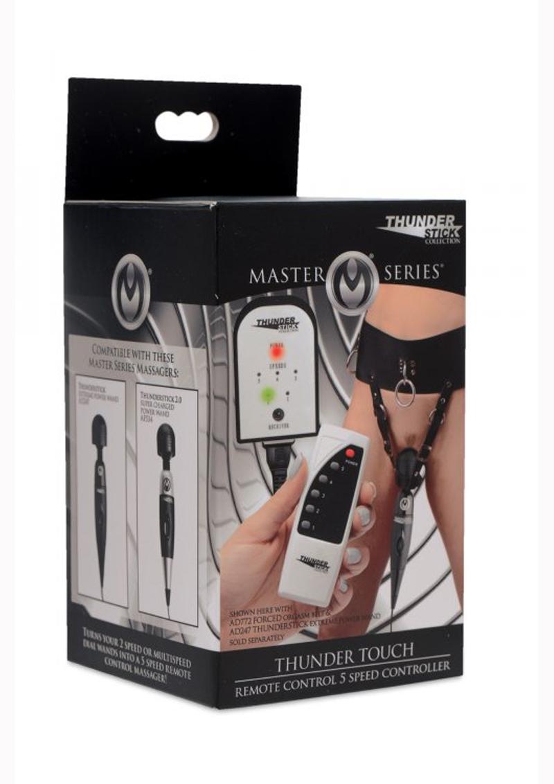 Master Series Thunder Touch Remote Control 5 Speed Controller White/Black