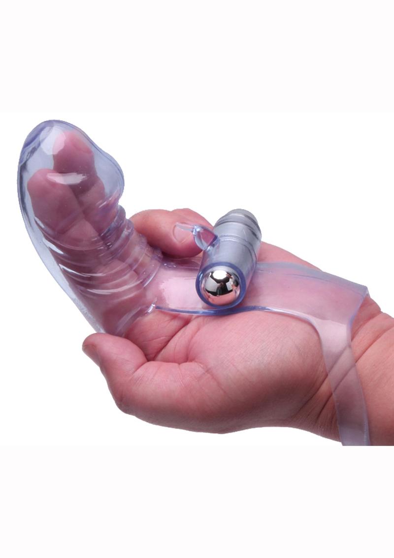Vibro finger Wearable Stimulator Phallic Purple