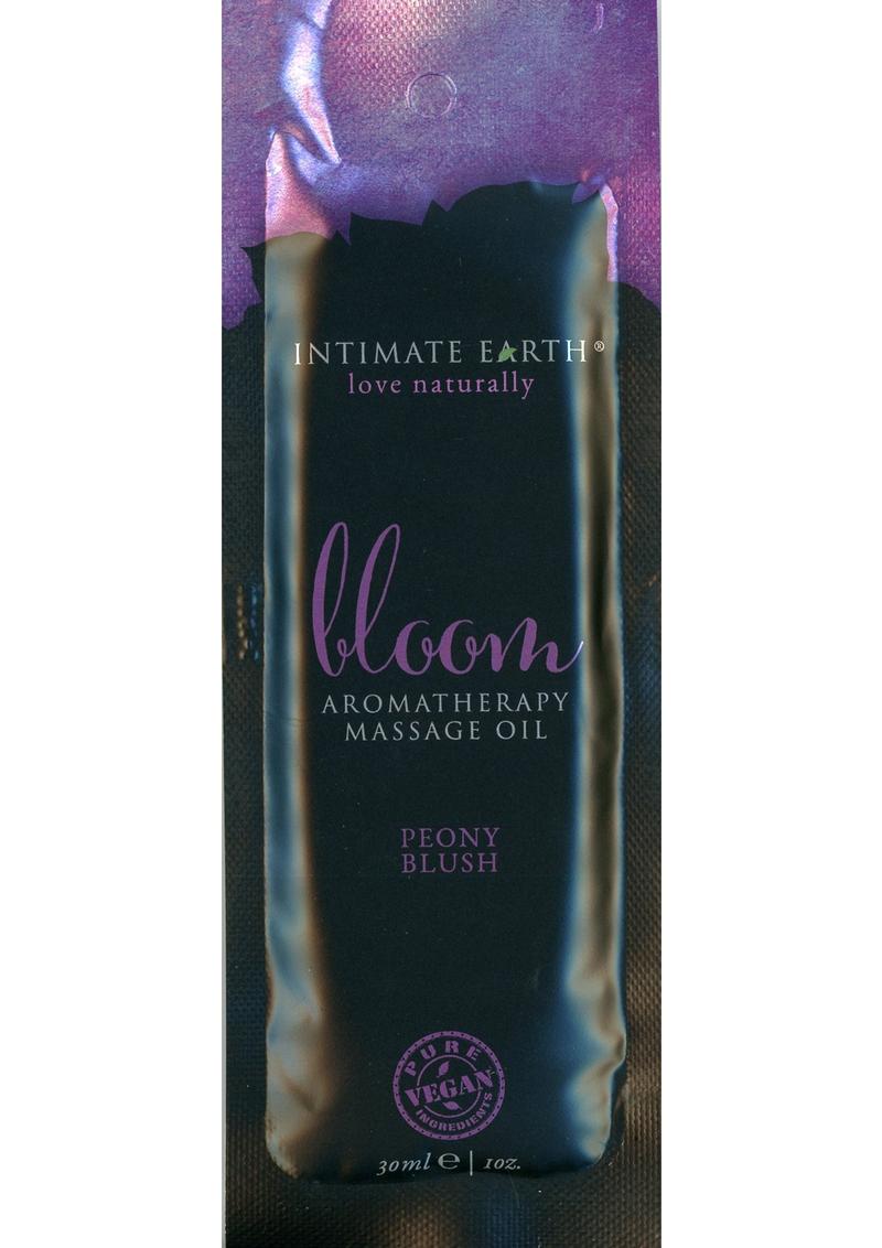 Intimate Earth Bloom Aromatherapy Massage Oil Peony Blush 1oz