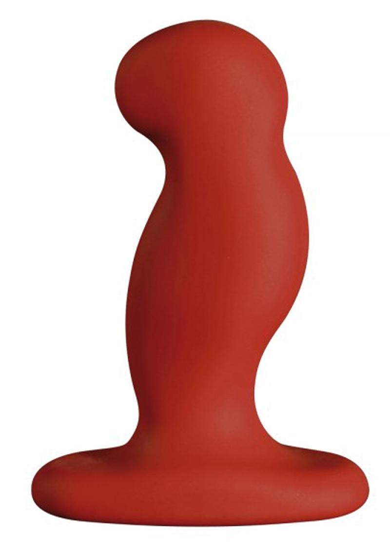 G-Play+L Unisex Massager Silicone Rechargeable Waterproof Red