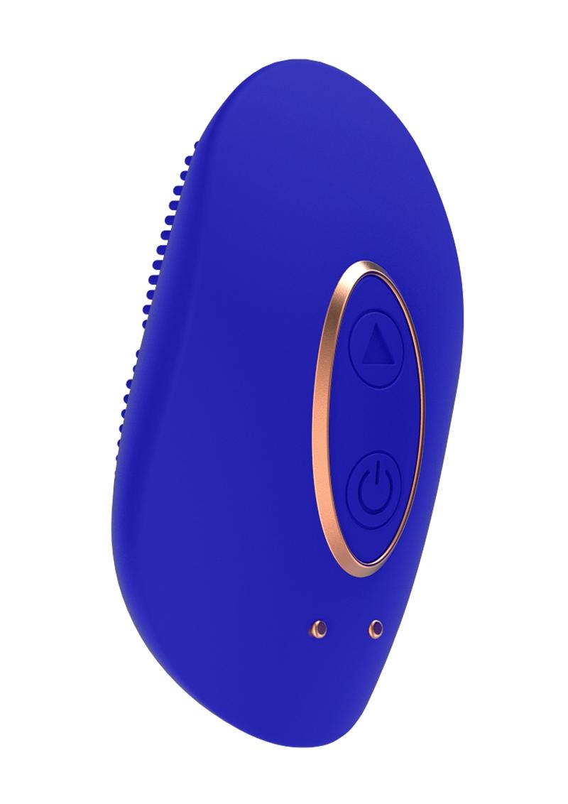 Elegance Precius Mini Clitoral Stimulator Silicone USB Magnetic Rechargeable Vibe Waterproof Blue 2.51 Inch