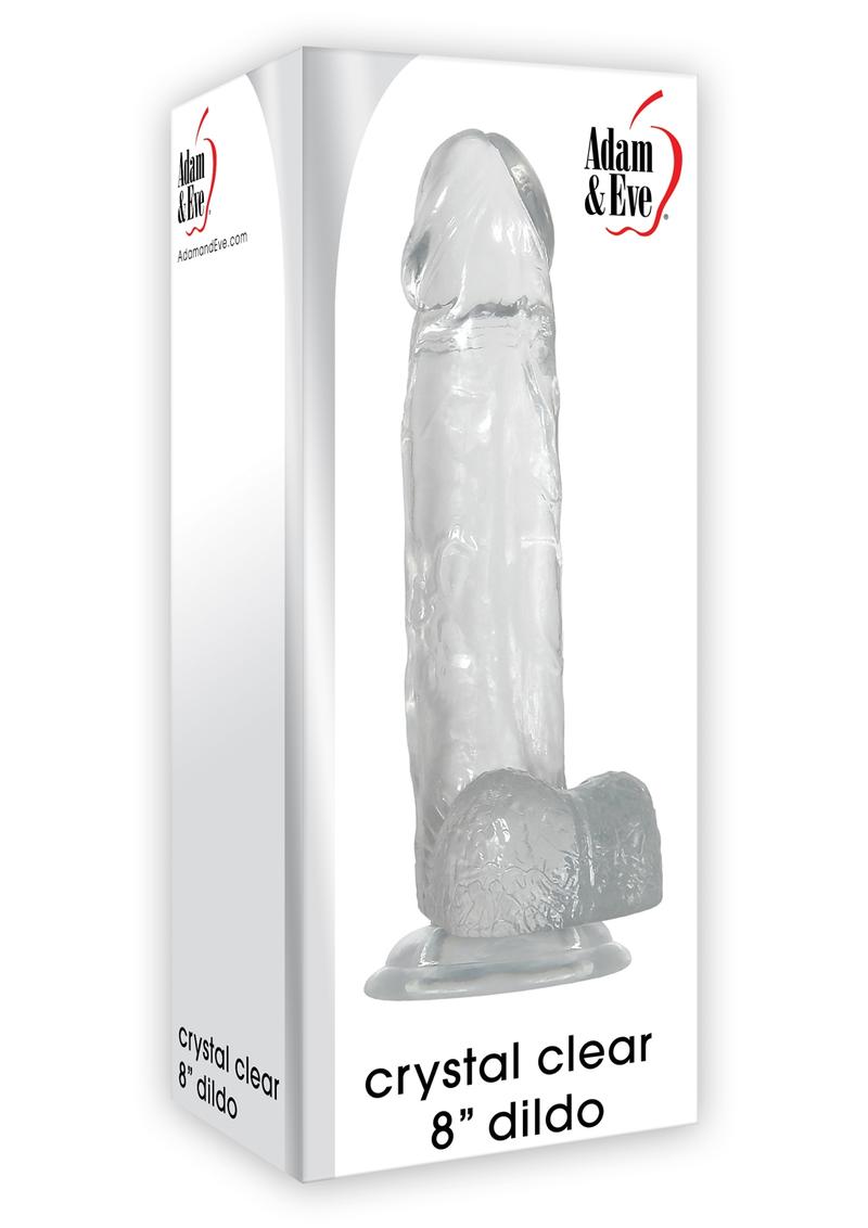 Adam and eve clear dildo