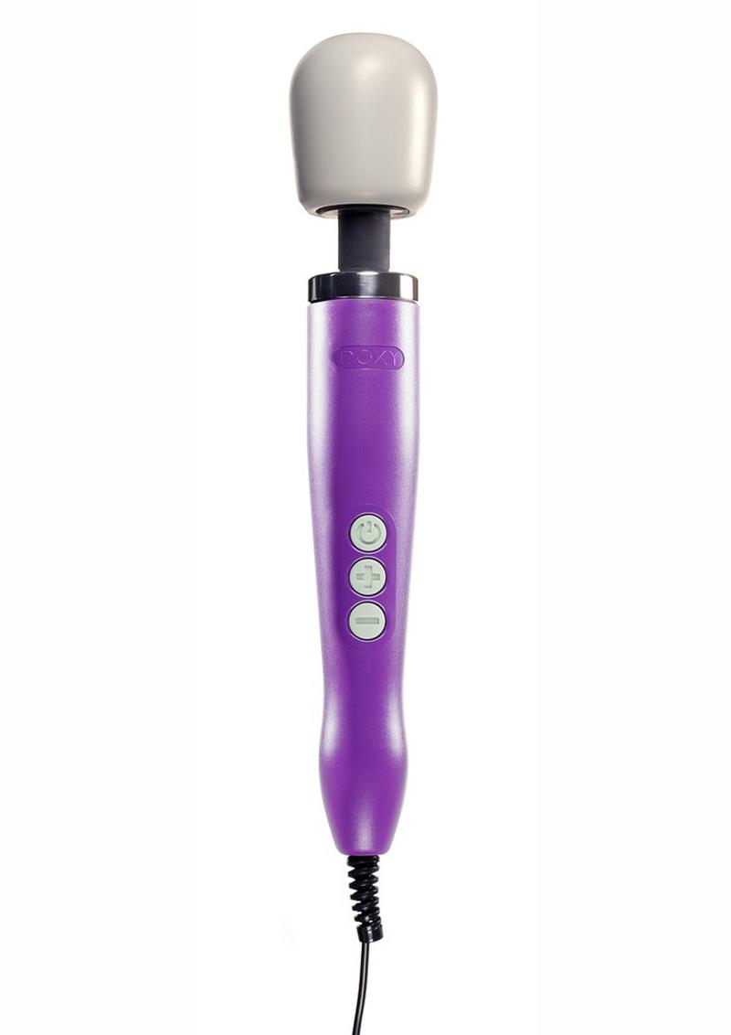 DOXY Plug-In Vibrating Wand Body Massager Purple