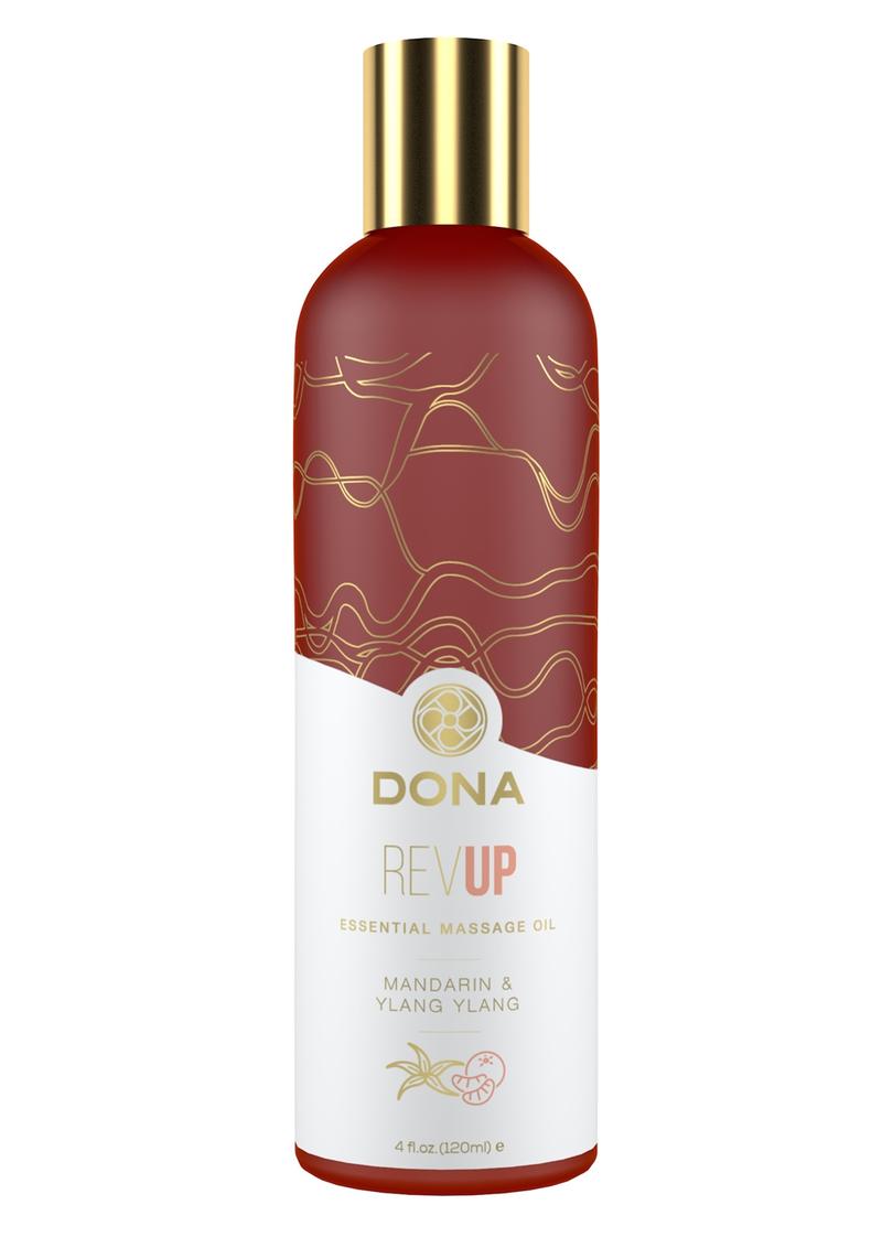 Dona Essential Massage Oil Revup Mandarin and Ylang Ylang