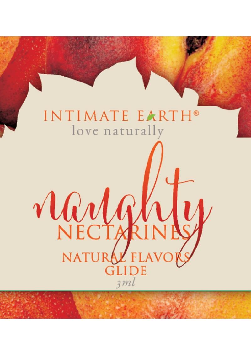 Intimate Earth Natural Flavors Glide Naughty Nectarines 3ml