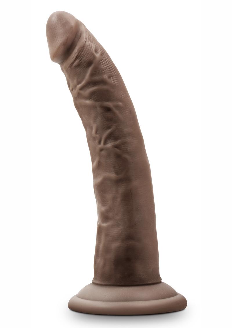 Dr. Skin Realistic Cock With Suction Cup Chocolate 7 Inch
