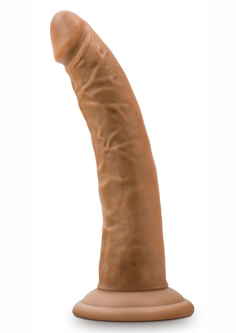 Dr. Skin Realistic Cock With Suction Cup Mocha 7 Inch