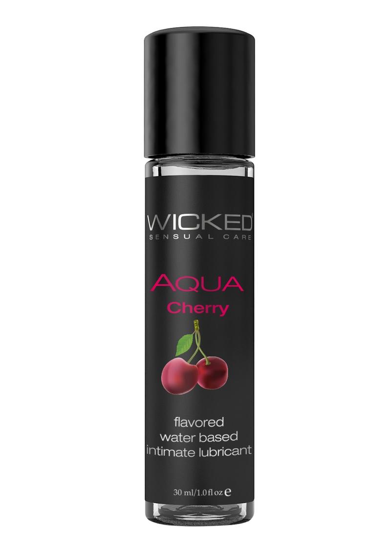 Wicked Aqua Cherry Lube 1oz Water Based