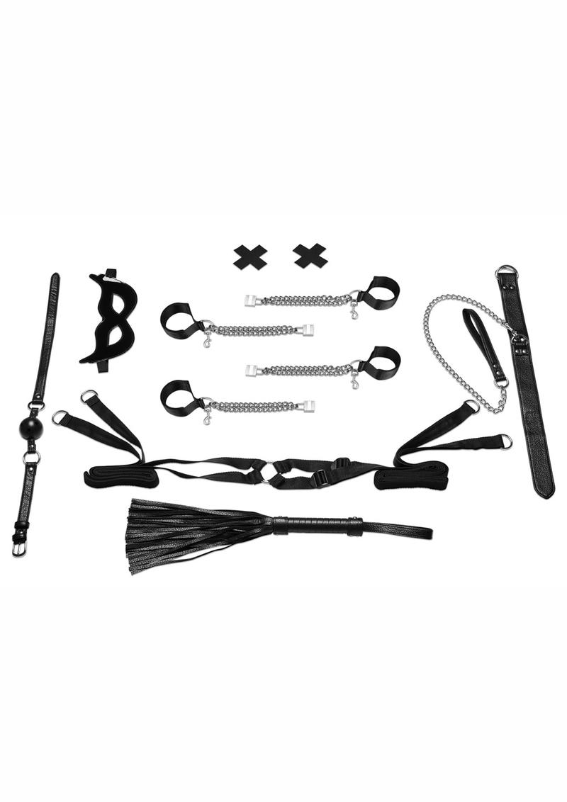 Lux Fetish All-Chained-Up Bondage Play Bedspreader 6 Piece Set