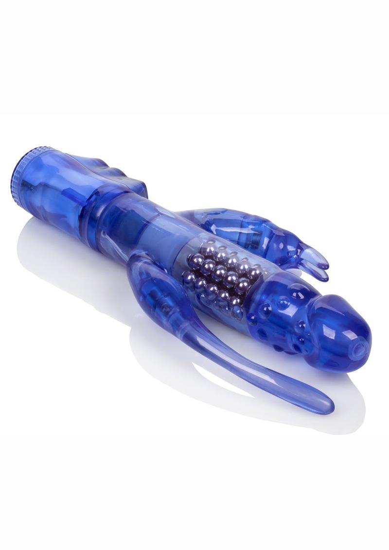 Delight Triple Orgasm Dual Vibrating Rabbit Waterproof Blue
