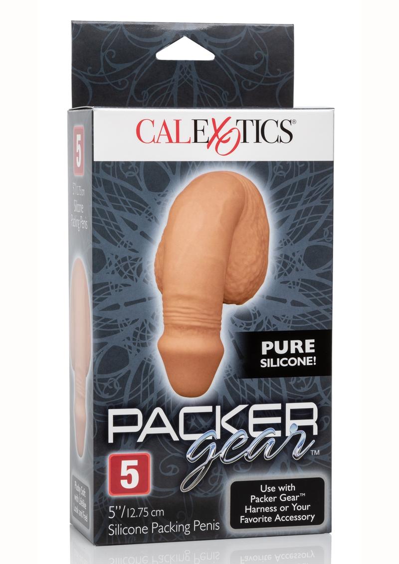 Packer Gear Silic Packin Penis 4.5 Tan Harness Accessory