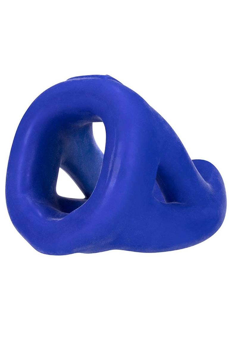 Hunkyjunk Slingshot 3 Ring Teardrop Silicone Blend C-Ring Cobalt