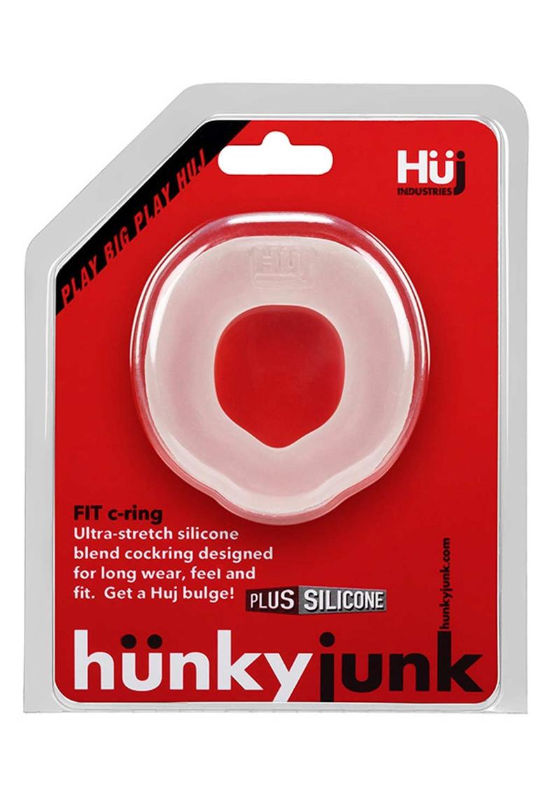 Hunkyjunk Fit Ergo Silicone Blend C-Ring Ice