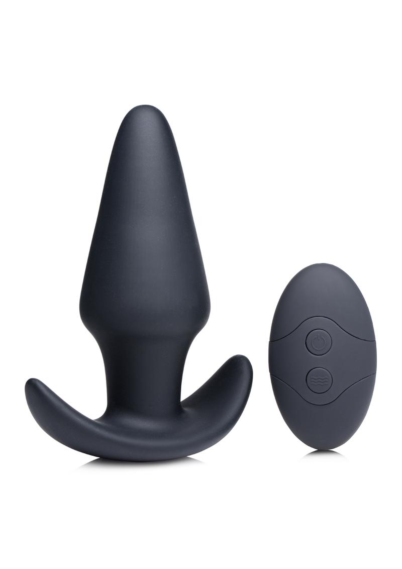 Thump It Large Silicone Butt Plug Vibrating Multi Speed