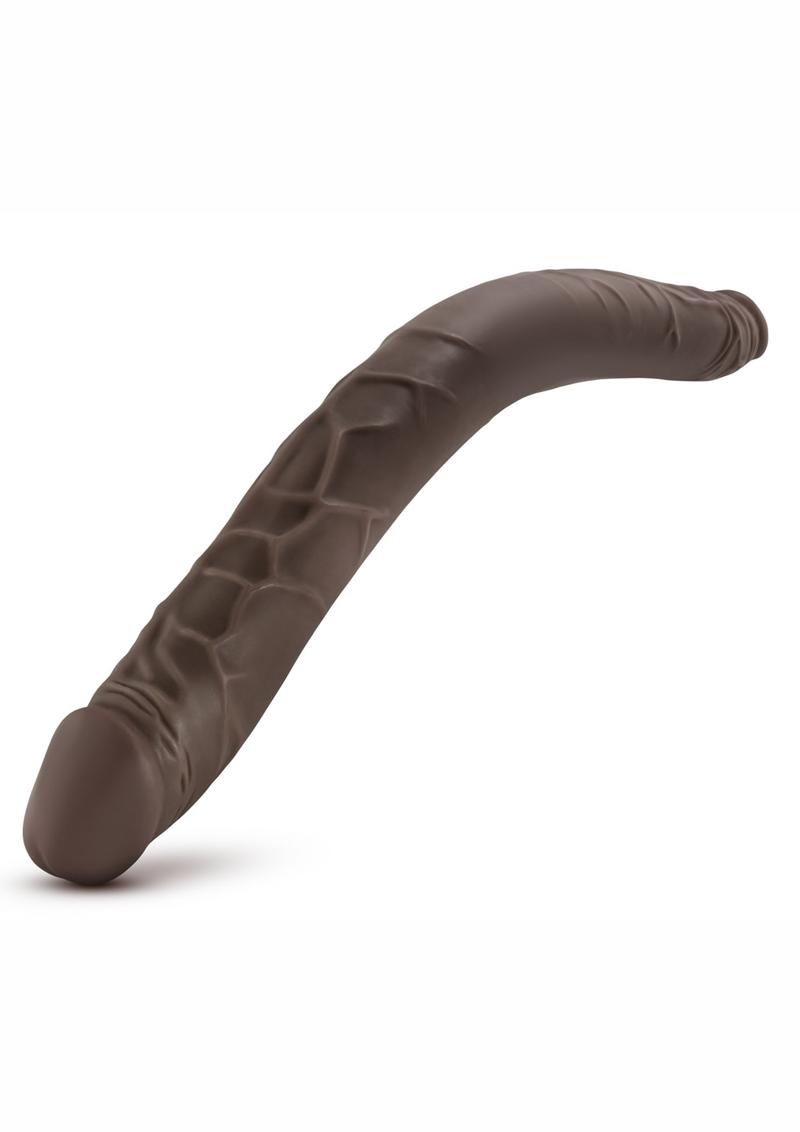Dr Skin Double Dildo 16in - Chocolate