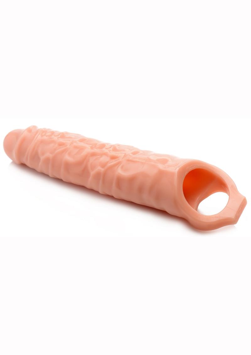 Size Matters 3 Inch Penis Extender Sleeve Flesh 10.75 Inches