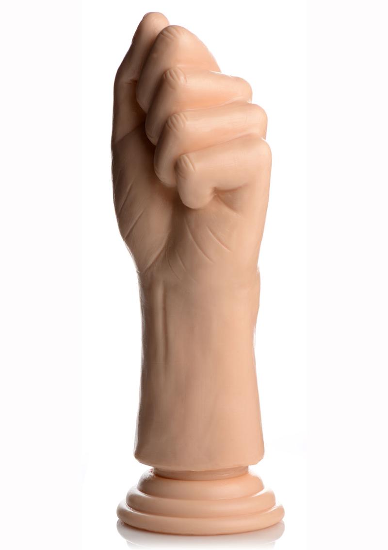Master Series Knuckles Realistic Small Clenched Fist Dildo Flesh 9.5 Inches