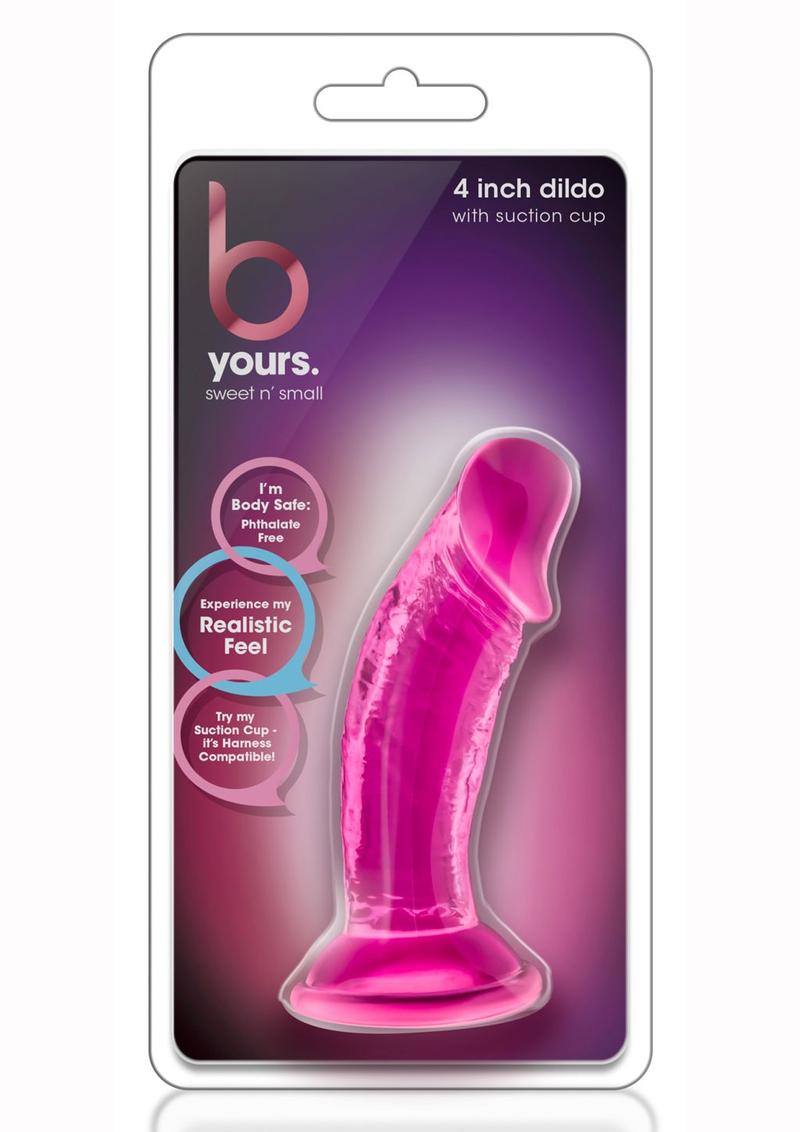 B Yours Sweet N Small Dildo 4in - Pink