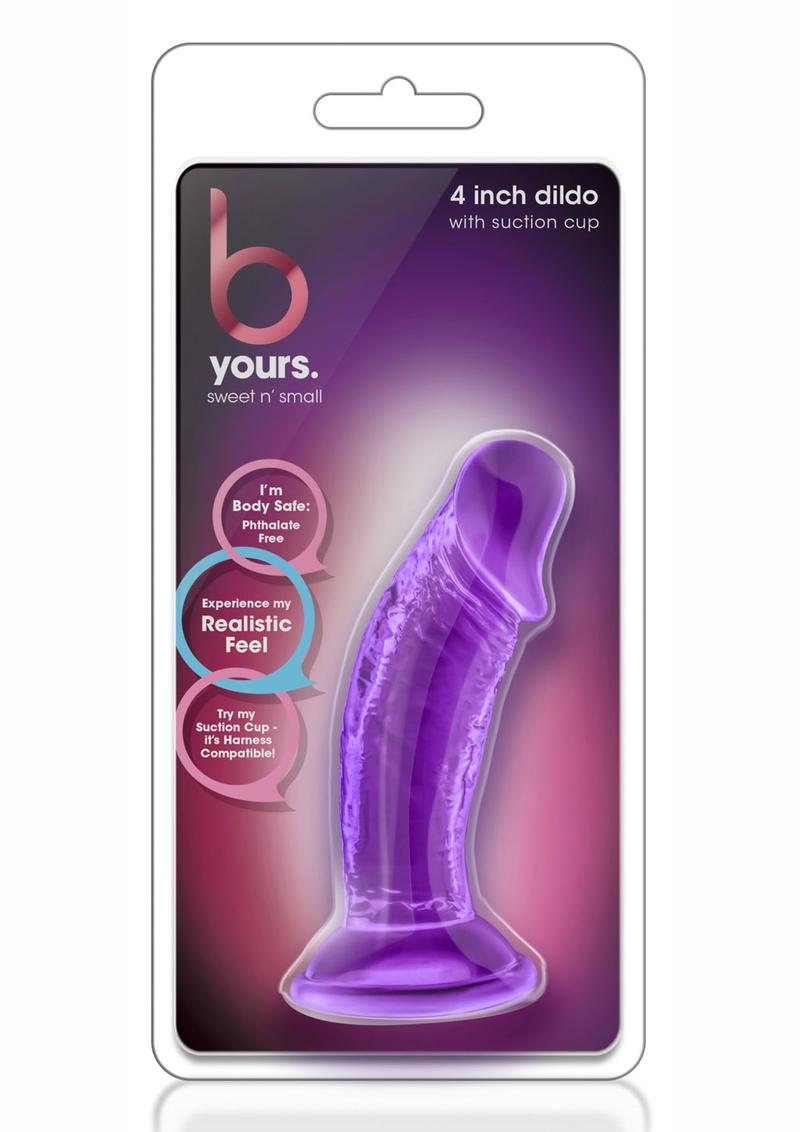 B Yours Sweet N Small Dildo 4in - Purple