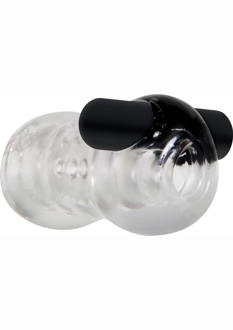 Zero Tolerance Crackle USB Rechargeable Compact Textured Stroker Waterproof Clear 3.15 Inches