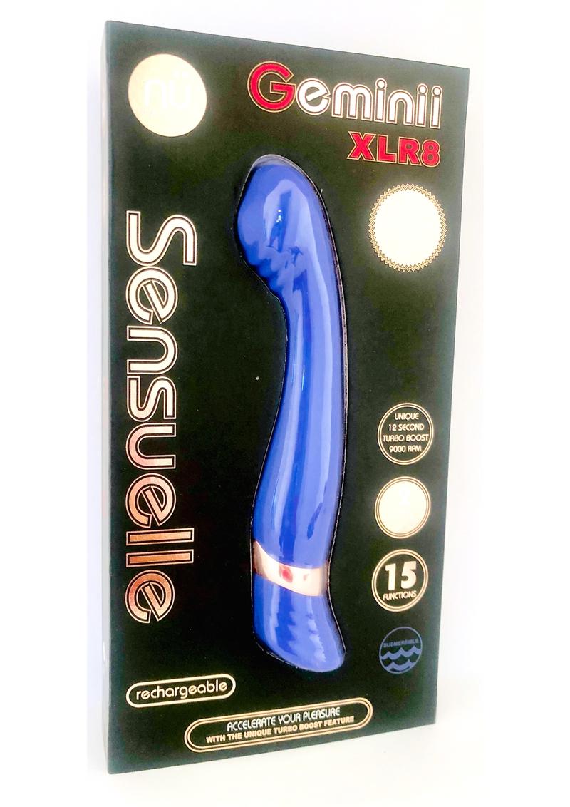 Geminii Xlr8 Turbo Boost Rechargeable Vibrator Ultra Violet
