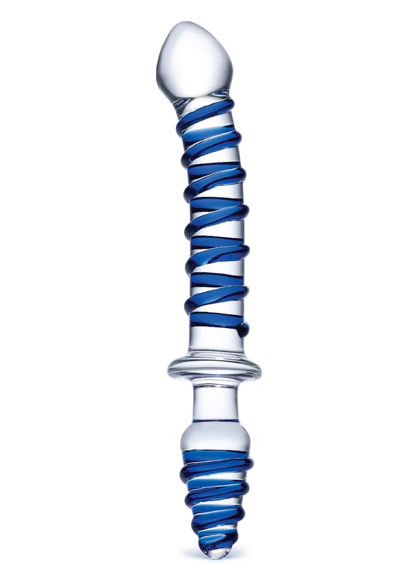 Glas Mr Swirly Double Ended Glass Dildo and Butt Plug 10inches