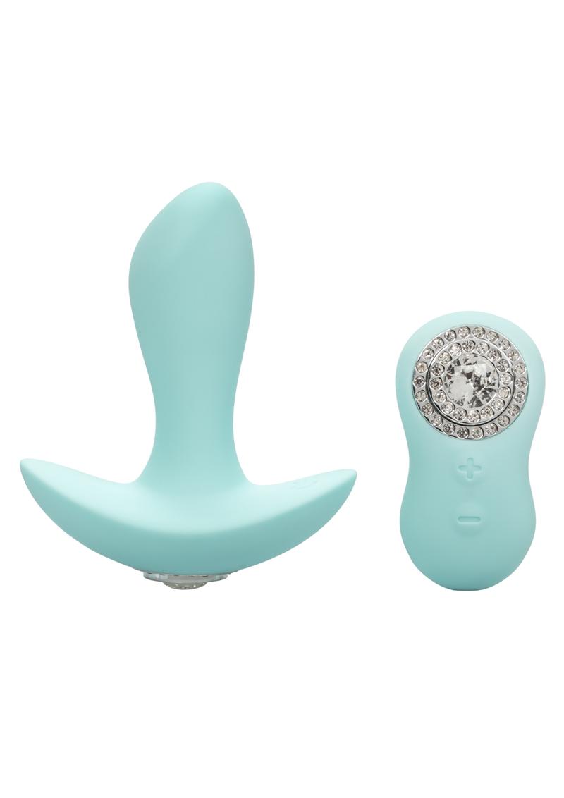 Pave Audrey Vibrating Anal Plug Silicone Multi Speed USB Rechargeable Waterproof  Teal