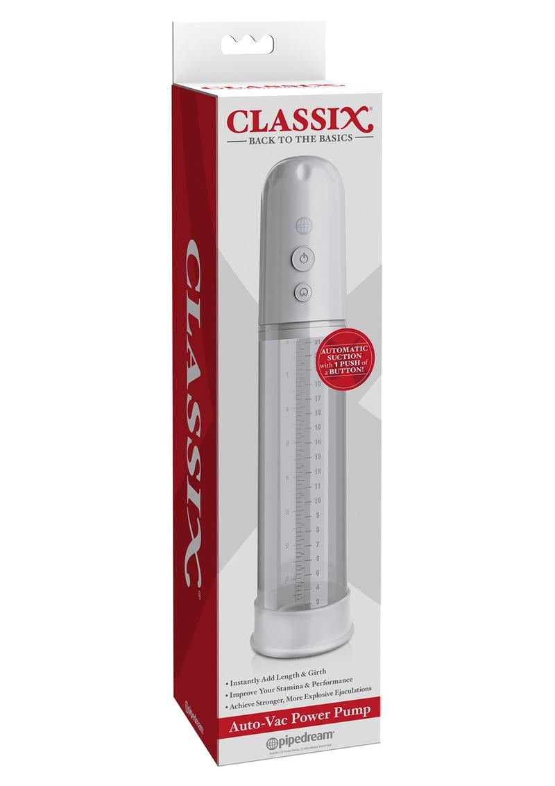 Classix Auto-Vac Power Pump Penis Enlargement System White