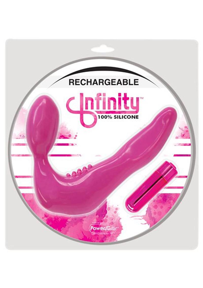 Powerbullet USB Rechargeable Infinity Strapless Waterproof Multi Function Pink