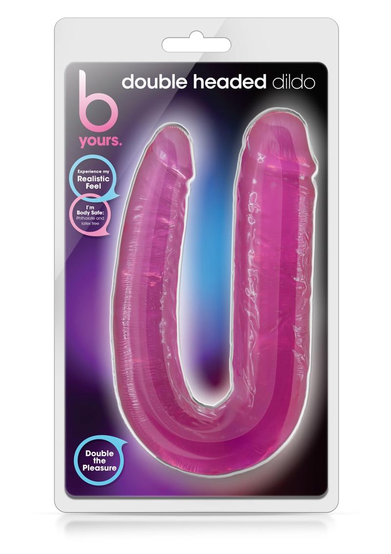 B Yours Double Headed Dildo Dual Penetration  Pink